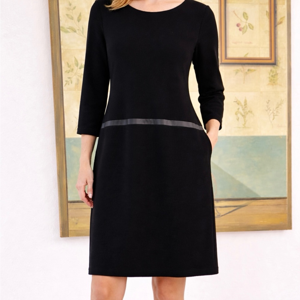 COS Black Long Sleeve Dress